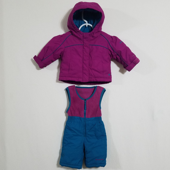 Columbia Other - Columbia Girls 6M Winter 2pc Jacket Snow Pants Set